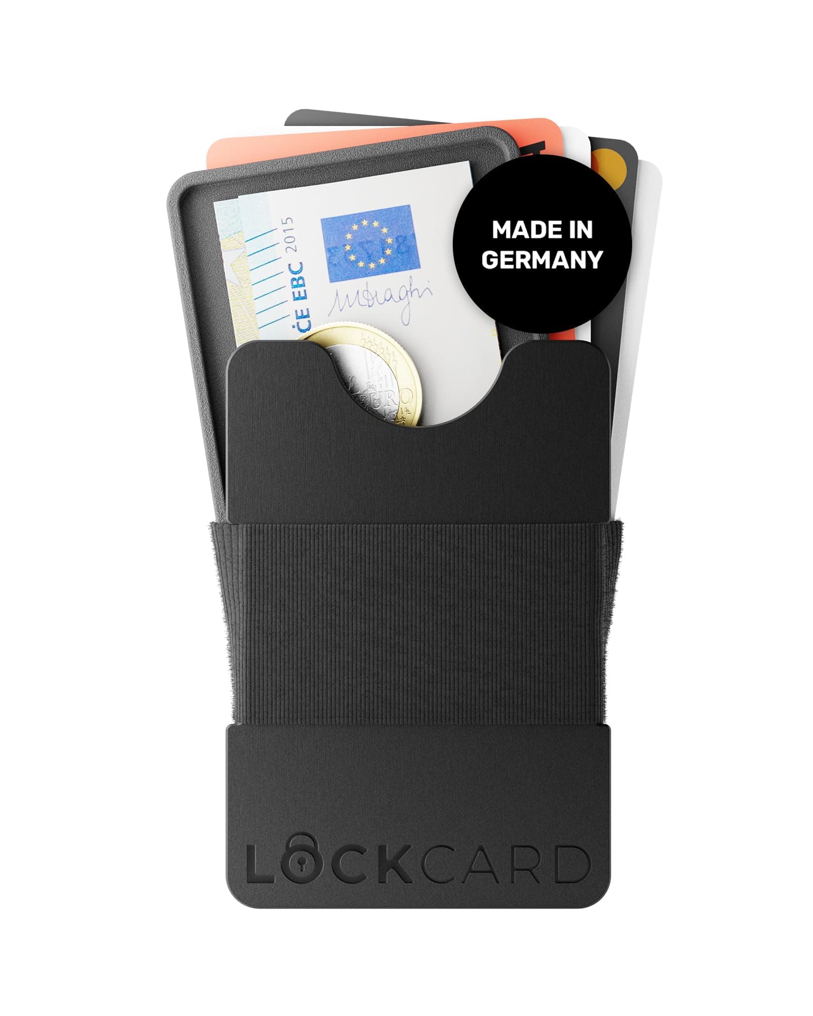 Lockcard Slim Wallet – Smart Wallet mit Münzfach & RFID-Schutz 🌟🔒