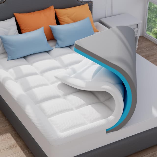 ELEMUSE Matratzen Topper 180x200cm H3 H4 Gel Topper 🛏️