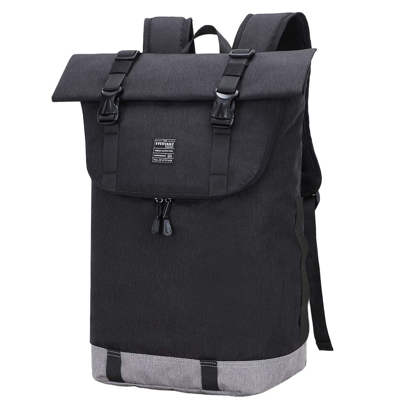 🎒 EverVanz Laptop-Rucksack, wasserdichter Reiserucksack für Damen und Herren 🎒