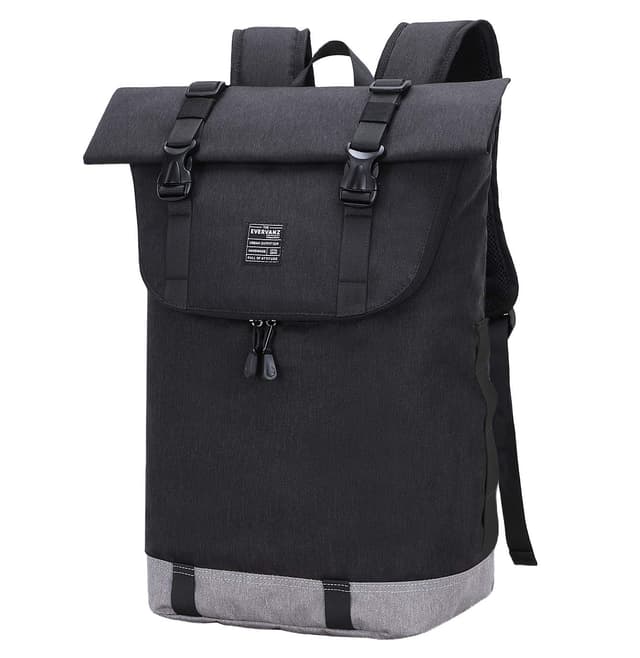 🎒 EverVanz Laptop-Rucksack, wasserdichter Reiserucksack für Damen und Herren 🎒