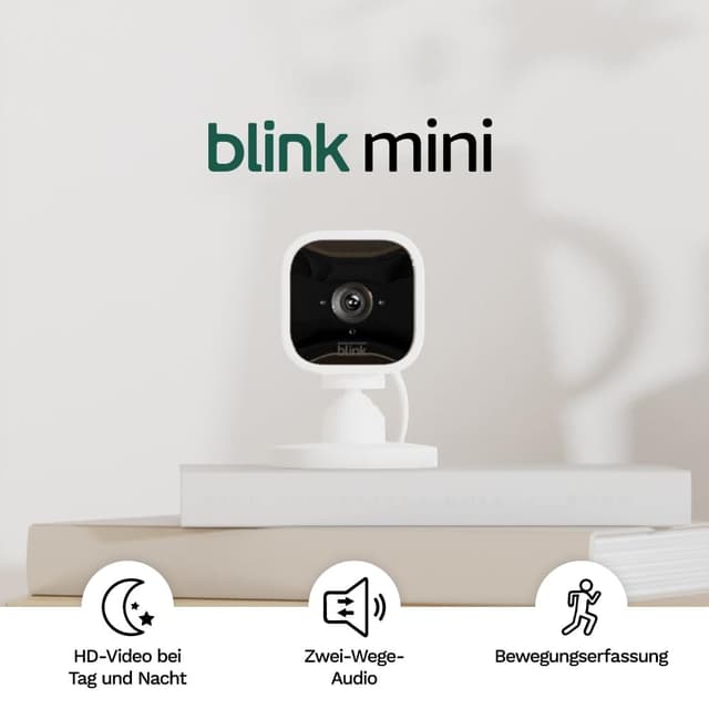 📹 Blink Mini – Kompakte, smarte Plug-in-Überwachungskamera für innen 🏠