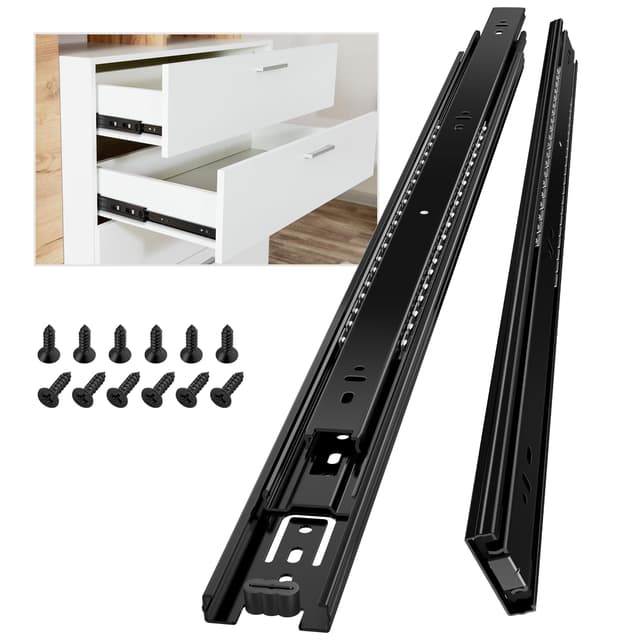 🌟 Super Deal! AOLISHENG Schubladenschienen Vollauszug 600mm Kugelauszug Küchenschrank Schubladenführungen 🌟