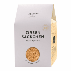 🌲 AllgäuQuelle® Bio Zirben-Säckchen mit Zirbenholzspänen 🌲