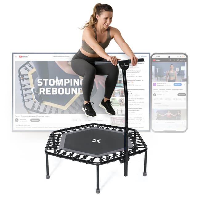 SportPlus Fitness Trampolin Indoor für Zuhause 🏋️‍♂️
