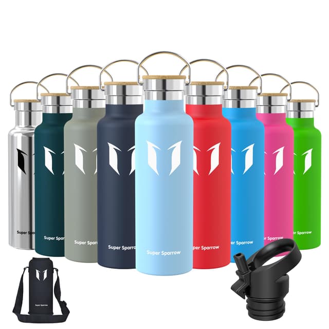 Super Sparrow Trinkflasche Edelstahl - 620ml Frost ❄️