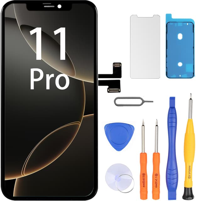📱🔧LL TRADER Display für iPhone 11 Pro LCD 5.8" Bildschirm Ersatz FHD Touchscreen 3D Touch Digitizer Rahmen Montage und Reparaturkits 20252