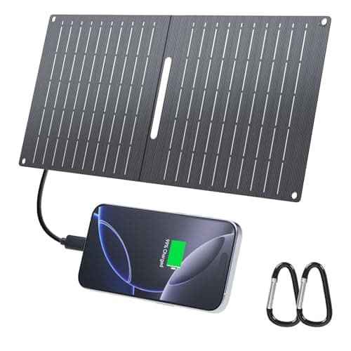 🌞 Ecosonique 30W Faltbar Solarpanel,IP67 Wasserdicht Solar Ladegerät USB-A USB-C 📱🔋