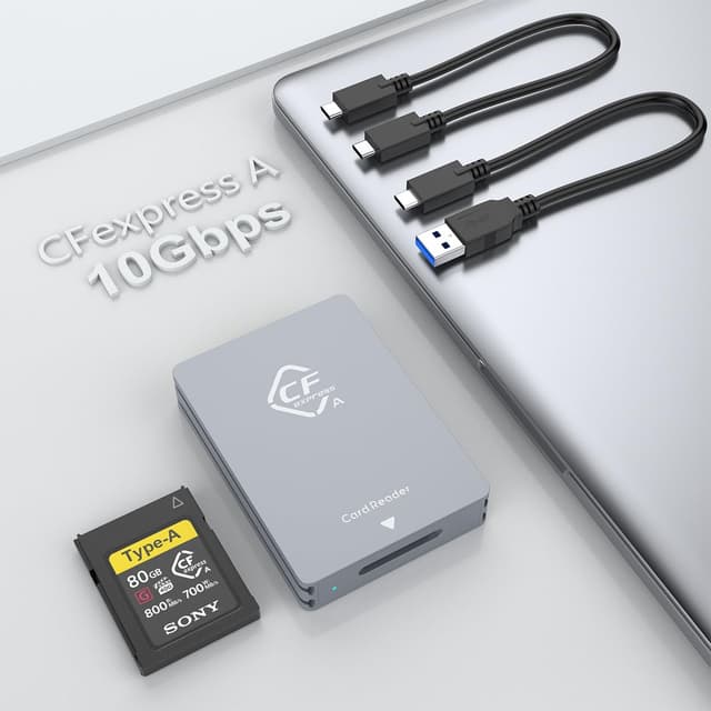 🌈 Rocketek CFexpress Typ A Kartenleser Adapter für CF Express Typ A Kartenleser mit USB 3.2 Gen 2 10Gbit/s