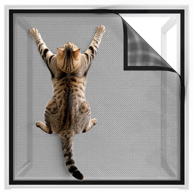 🐱🪟 BKSAI Fenster Fliegengitter Katzensicher Katzengitter