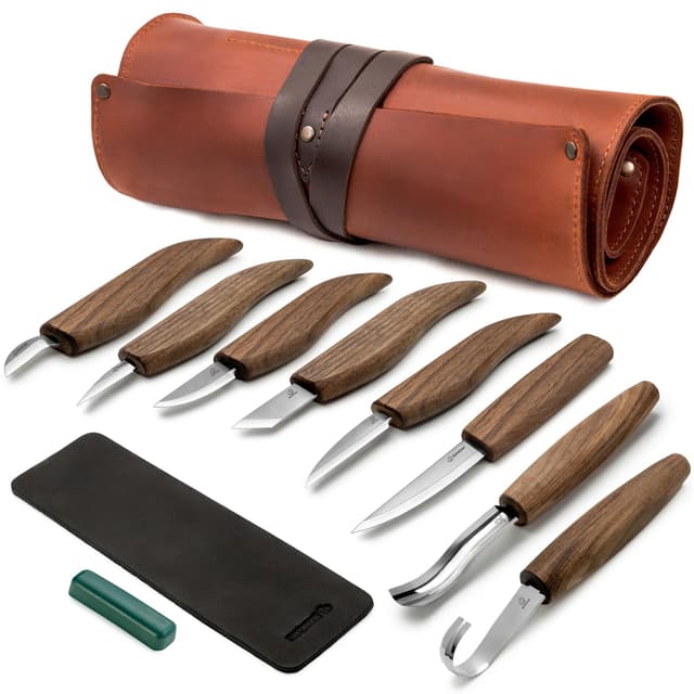 🌳 BeaverCraft Holzschnitzset Holzschnitzmesserset Deluxe S18X 🪓