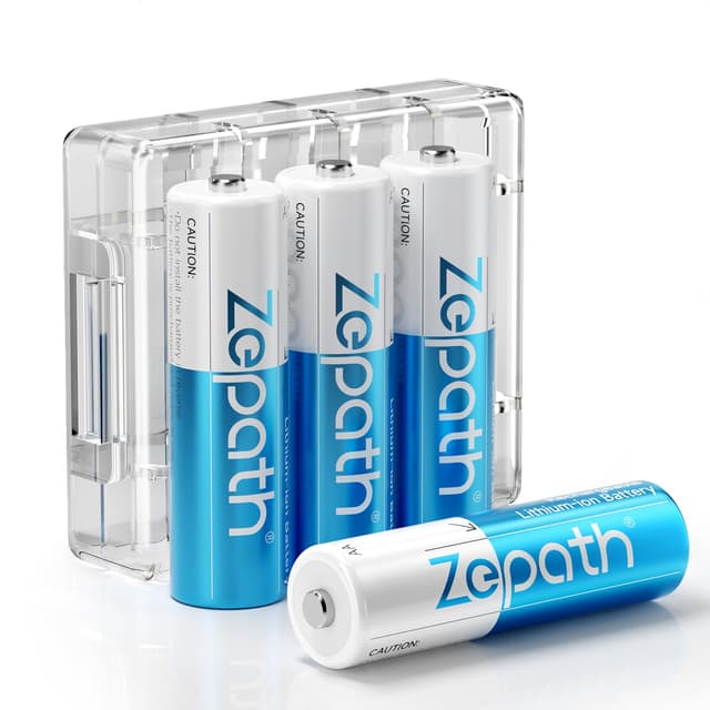 🔋🔋🔋 4 x AA Lithium Akkus 3000mWh - Wiederaufladbar & Hohe Kapazität