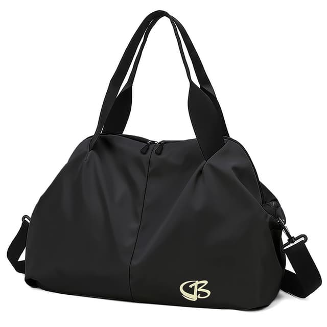 Vllcsla Sporttasche Damen Klein Reisetasche mit Nassfach und Weekender Fitness Gym Bag Schwarz 😍