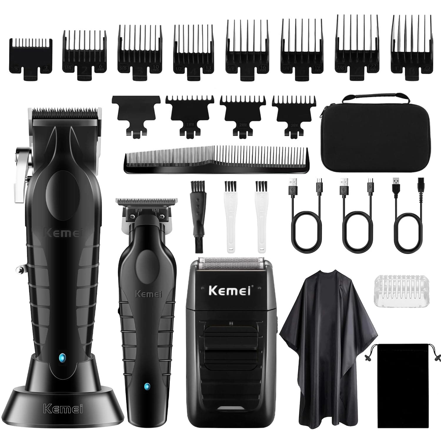 🔥 KEMEI Professionelle Haarschneidemaschinen für Männer - 20% Rabatt!