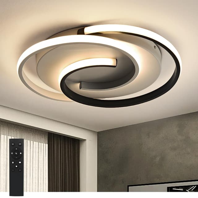 LED Deckenlampe Moderne Deckenleuchte Dimmbar ⭐⚫⚪