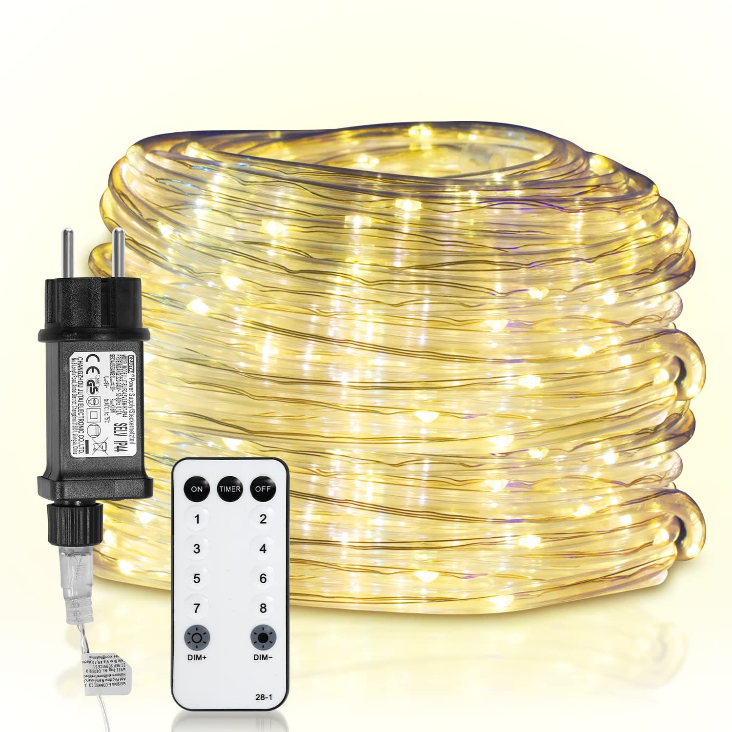 Angebot: Jopassy Lichterschlauch Aussen 20M 200LEDs - Nur 12.23€!