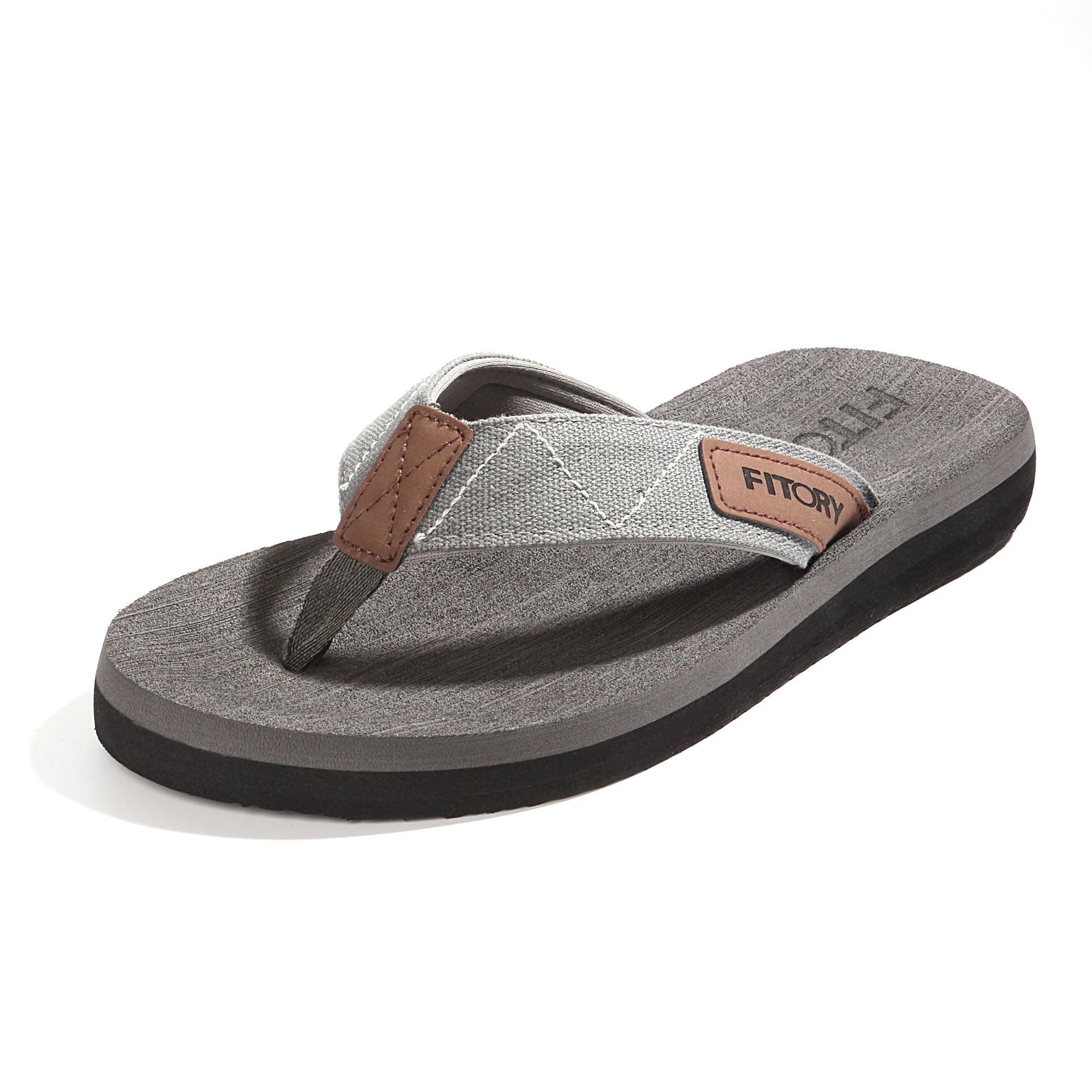 🌴 FITORY Herren Flip Flops Beach Sandalen Surfen Zehentrenner Sommerschuhe 🏖️