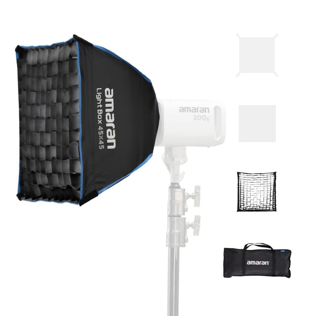 Angebot: Amaran Light Box 45x45 Faltbare Bowens Mount Softbox 45cm 📸