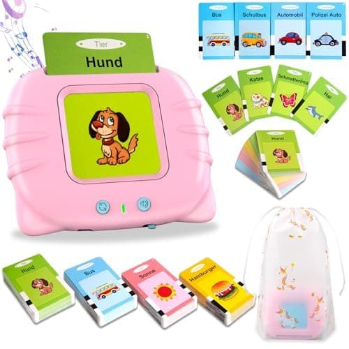 🔊 Sprechende Flash-Karten für Kleinkinder 2-4 Jahre Alt 🌈🧩🚗🍉