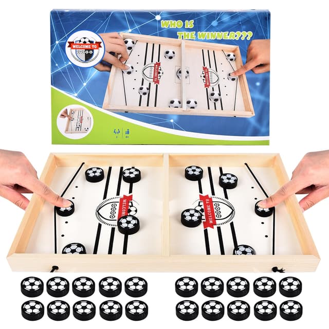 🎲 FORMIZON Sling Puck Spiel - Tischhockey Brettspiel 🏒