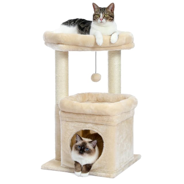 PAWZ Road Kleiner Katzenbaum - Gemütlicher Turm für Hauskatzen 🐱