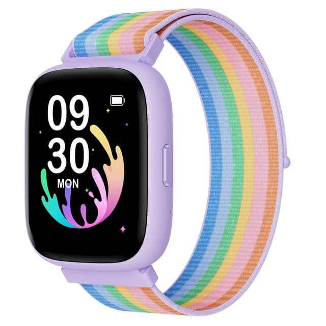 🌈 BIGGERFIVE Smartwatch Kinder 🌟 Fitness Uhr für Mädchen Teens 5–16