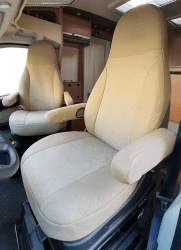 BREMER SITZBEZÜGE Maß Piloten Schonbezüge Sitzbezüge Set in Beige 827 🚐💺