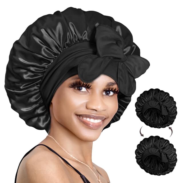 BONNET QUEEN Seidenhaube zum Schlafen mit Haarschutz 😴👑
