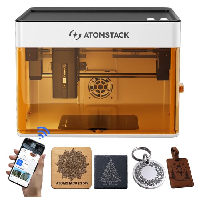 🔥 Angebot: Atomstack P1 Mini Laser Graviermaschine - 5W Diode Laser Cutter 🎨🔬