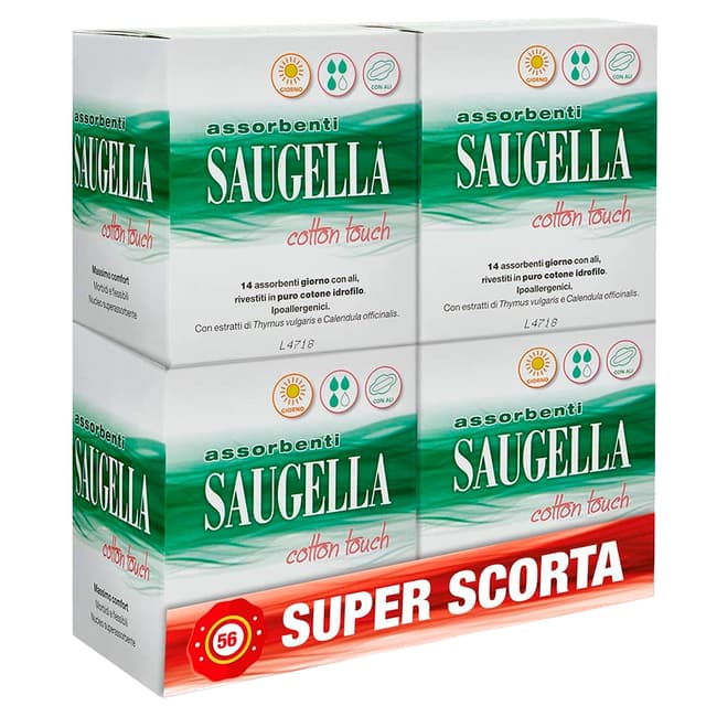 🌸🩸 SAUGELLA Cotton Touch Damenbinden 🩸🌸