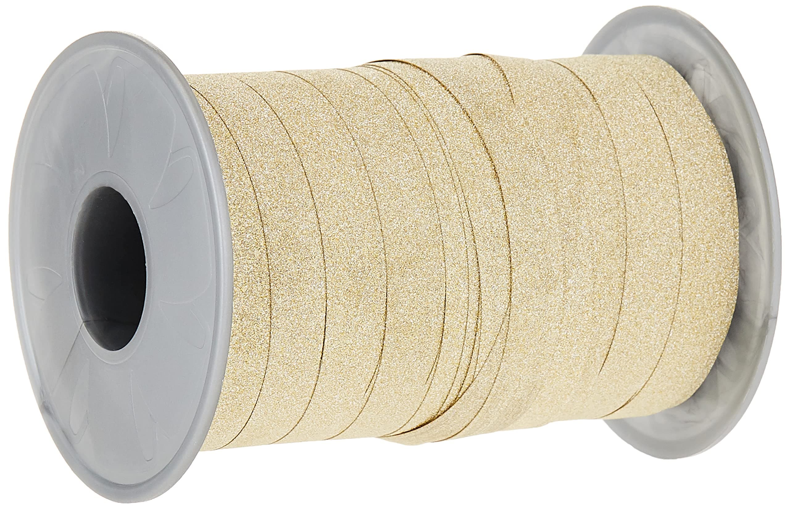 PRÄSENT POLY GLITTER Ringelband gold, 100 m 🎁🎉🎀