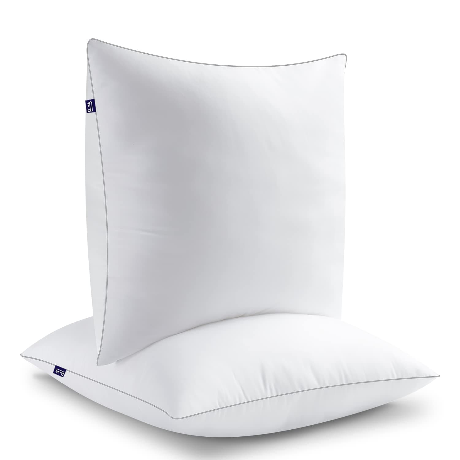🌙🛌 BedStory Kopfkissen 80x80 2er Set - Anpassbare Faserfüllung