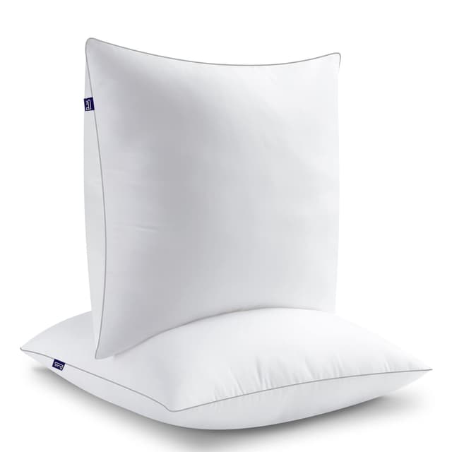 🌙🛌 BedStory Kopfkissen 80x80 2er Set - Anpassbare Faserfüllung