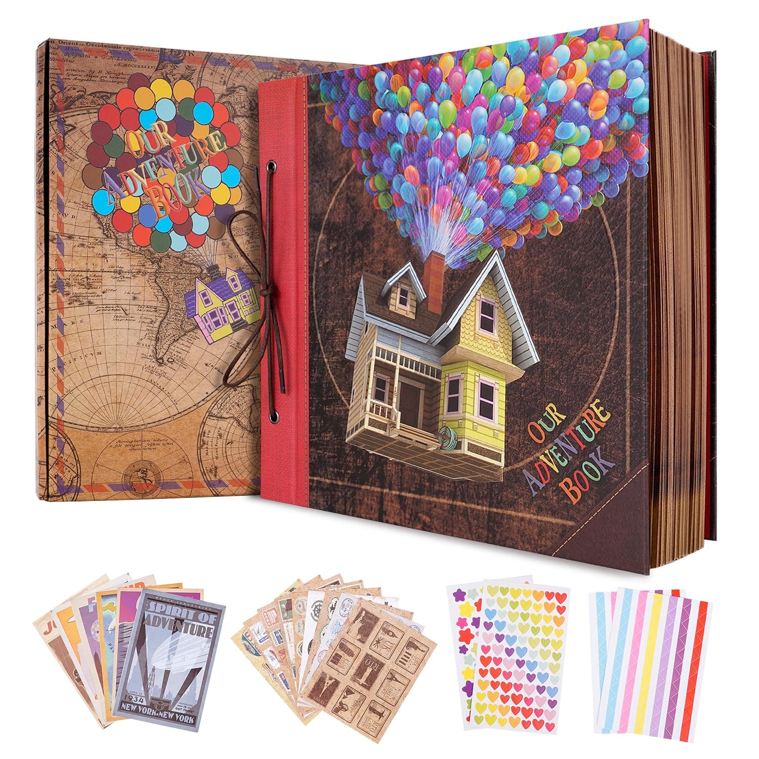 Unser Abenteuerbuch Album Foto Scrapbooking 30,5 x 30,5 cm 🎨📸