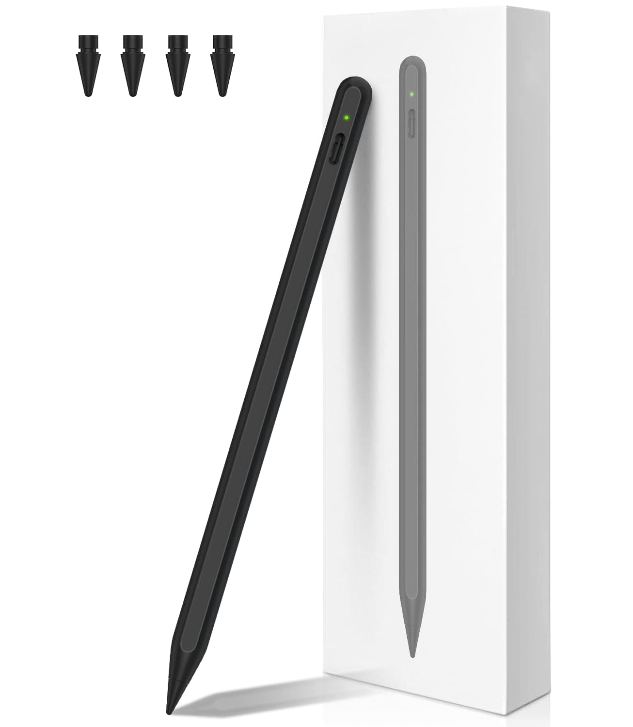 🖊️ iPencil 2. Generation mit kabelloser Aufladung für iPad - Schwarz