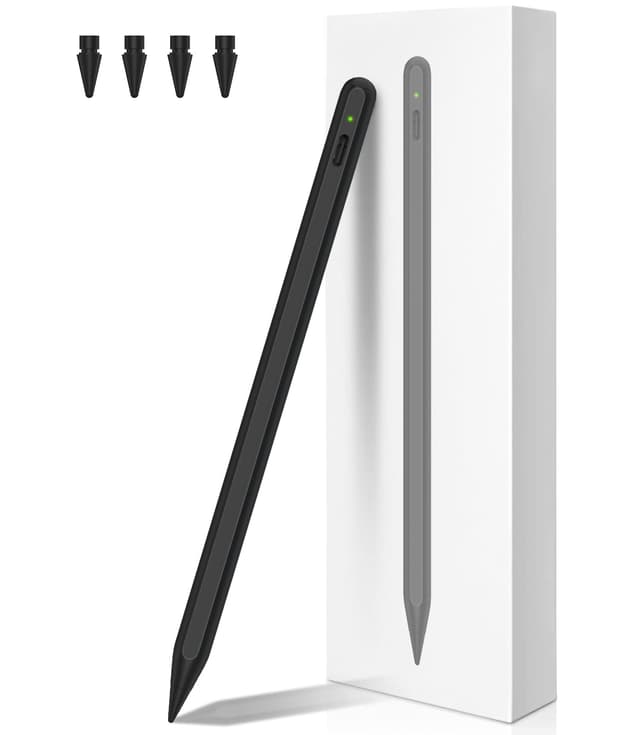 🖊️ iPencil 2. Generation mit kabelloser Aufladung für iPad - Schwarz