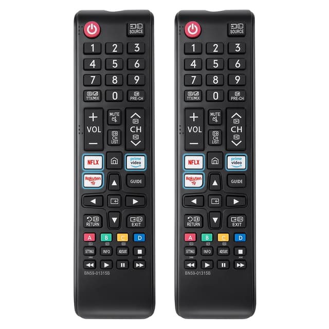 📺🔥 Ersatz Fernbedienung für Samsung Smart TV - Universal-Fernbedienung (2er Pack) 🚀