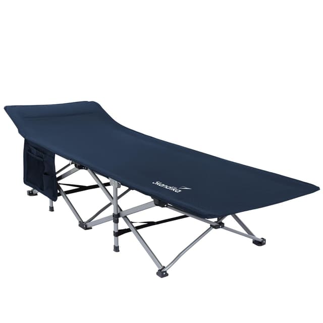 Skandika Viia/Erola Campingliege | Bequemes Klappbett für Camping und Zuhause ⛺🌞
