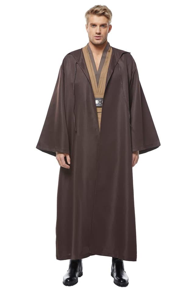 🌟Fuman Kenobi Jedi Tunic Cosplay Kostüm Jedi Kostüme für Erwachsene Herren S Mace Windu-b🌟