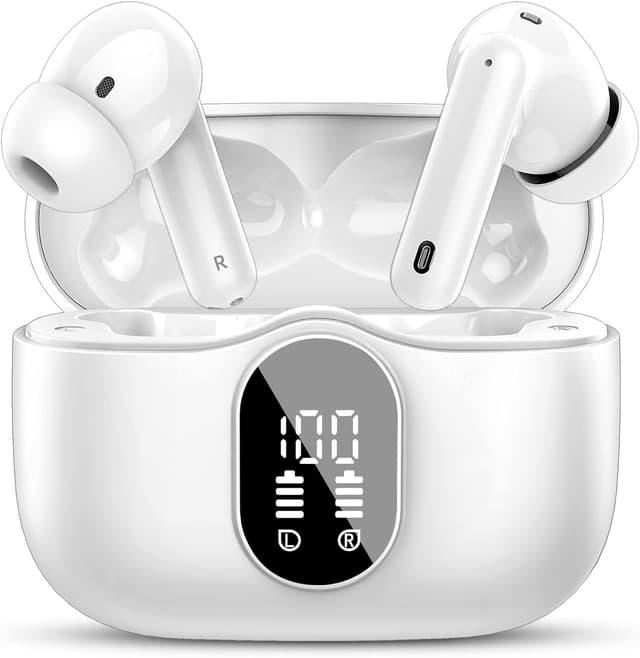 🎧 Bluetooth Kopfhörer - Kabellos Bluetooth 5.4 Sport In Ear Kopfhörer mit 4 Mikrofon, 40 Std Spielzeit! 🎶