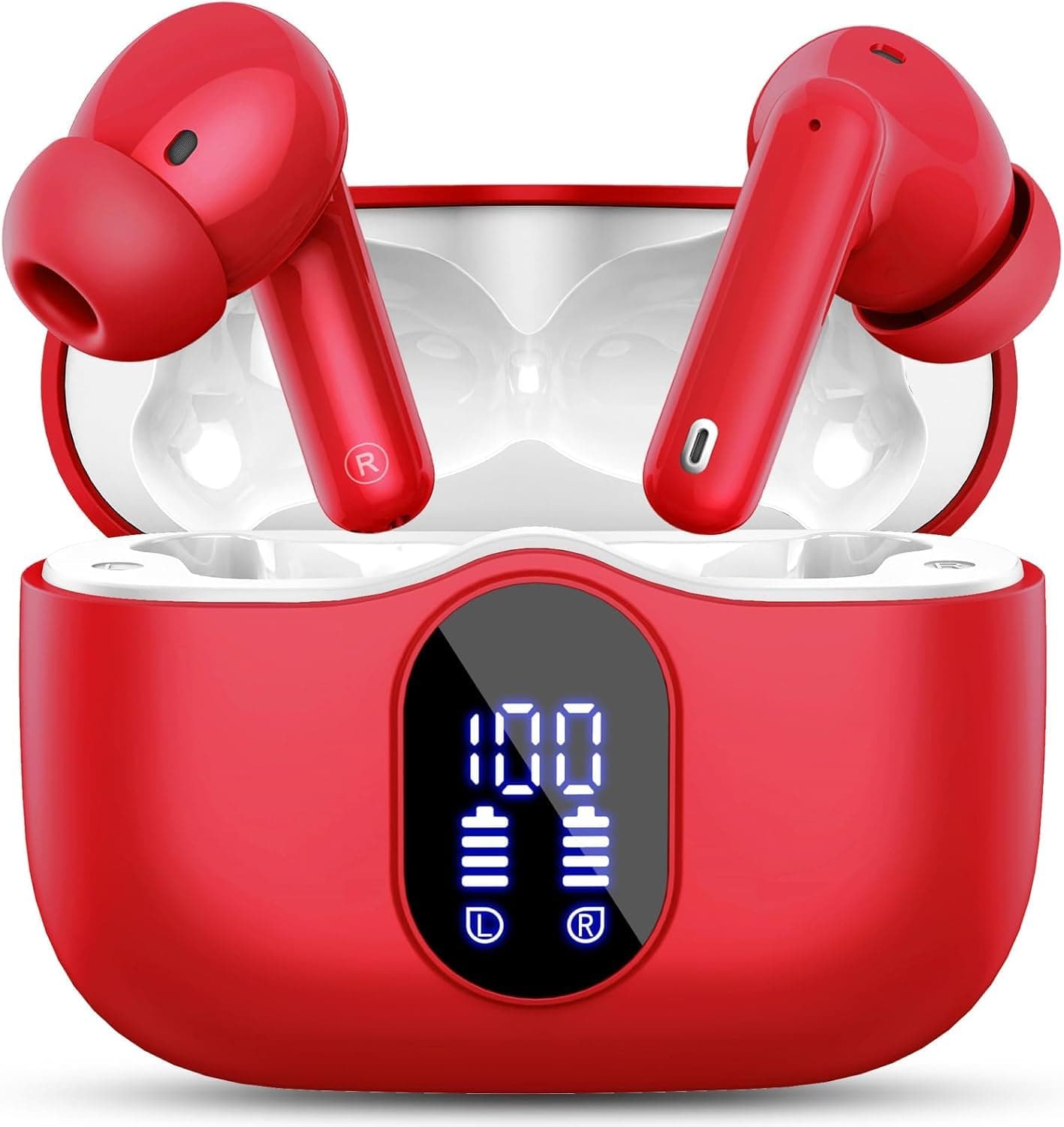 🎧 Bluetooth Kopfhörer 5.4 Sport In Ear Kopfhörer mit Mikrofon 40 std Spielzeit
