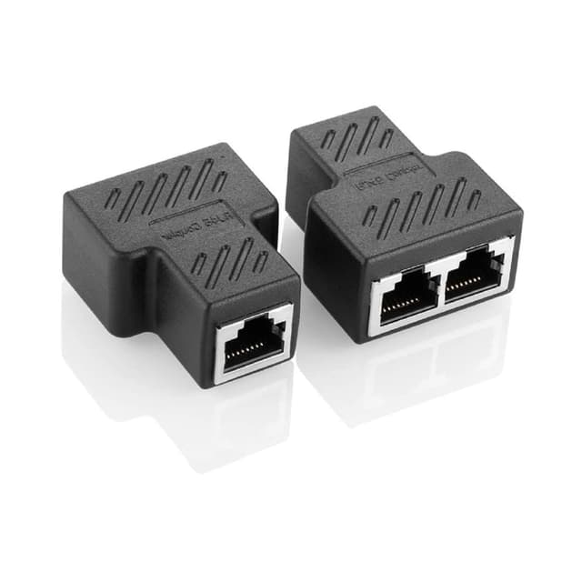 🔌 mhinese 1 Paar RJ45 Splitter - LAN Splitter 1 auf 2 🖥️