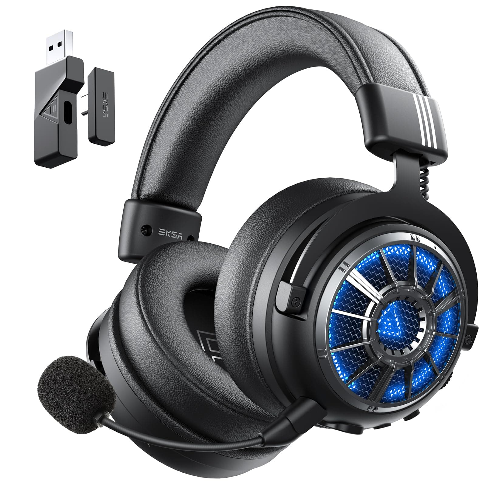 🎮 EKSA E5000BT Wireless Gaming Headset - 7.1 Surround Sound 🎧