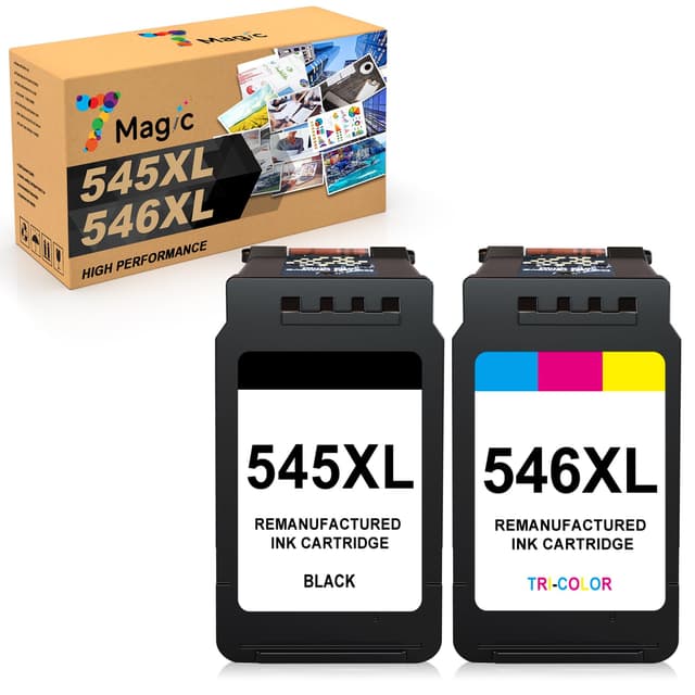 🎉 Angebot: 7Magic PG-545XL CL-546XL Ersatz für Canon Druckerpatronen 545 546 XL Multipack
