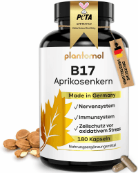 🌿 Hol dir deine natürlichen B17 Vitamin Kapseln von plantomol! 🍊