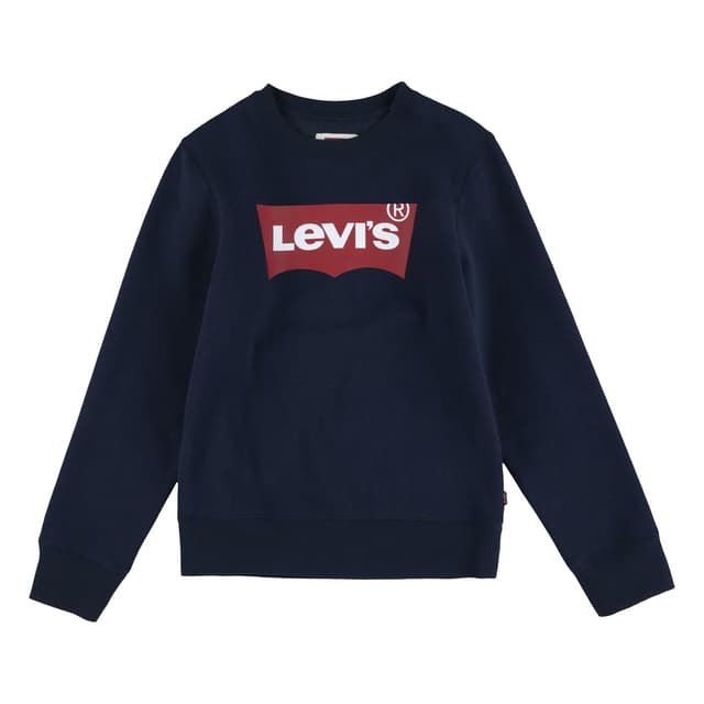 👶👕 Levi's Baby-Jungen Batwing Crewneck Sweatshirt 6e9079 Pullover 18 Monate Dress Blues Deal!