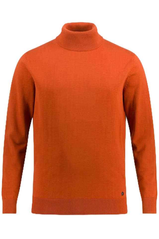 👔 JP 1880 Herren große Größen Übergrößen Menswear L-8XL Rollkragenpullover, Feinstrick 820776 4XL Große Größen Rostorange