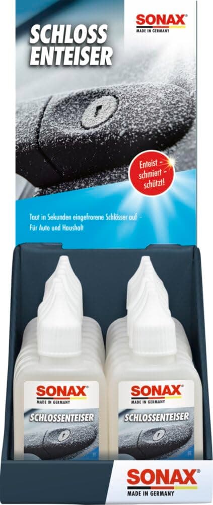 🔒🔑 SONAX SchlossEnteiser Thekendisplay (50 ml) - Rostschutz & Enteisung 🚗❄️