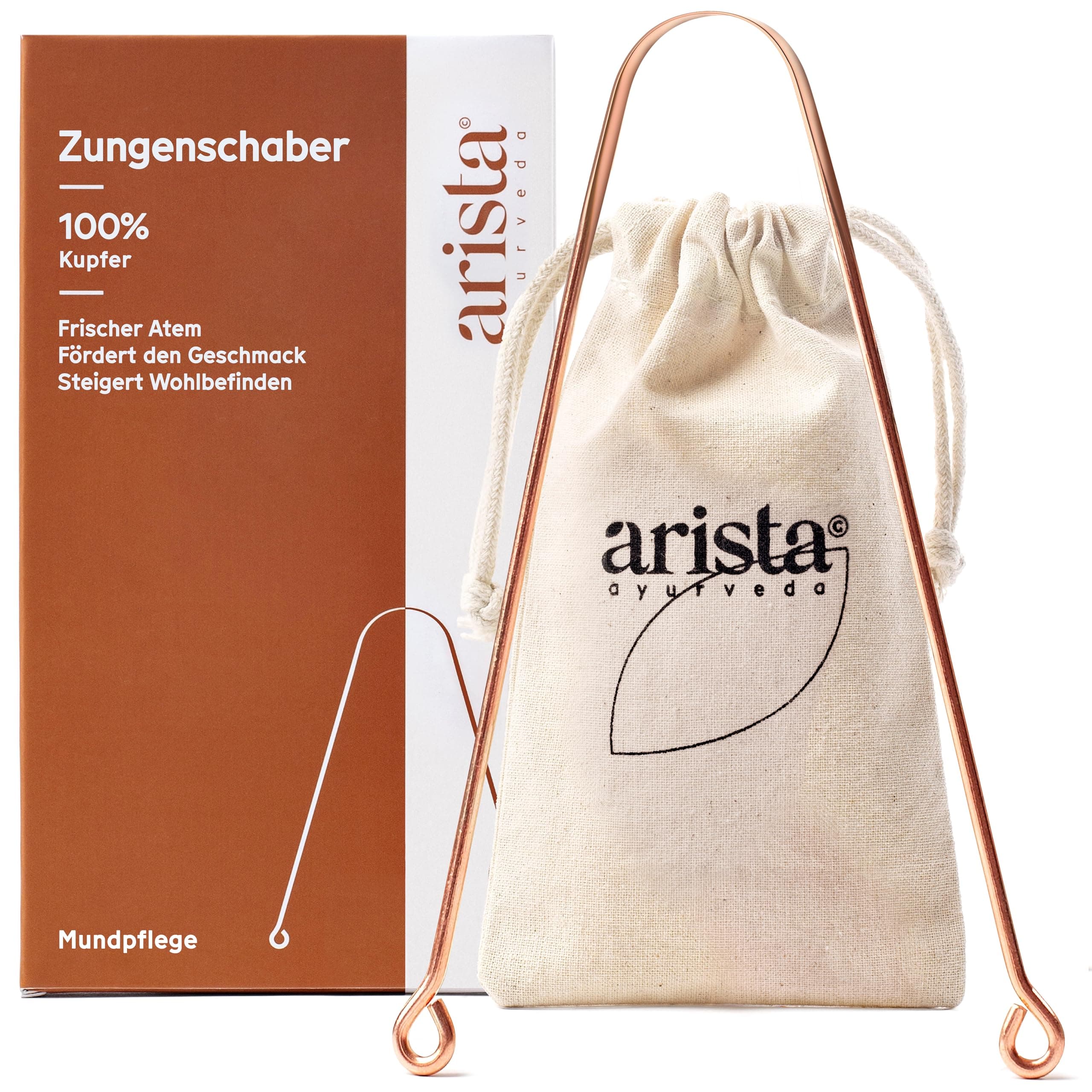 Arista Zungenreiniger aus Kupfer 🌿 Mundpflege Deal