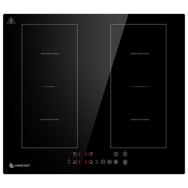 AMZCHEF Induktionskochfeld 60cm 🍳 Boost-Funktion & Flexzonen 🌶️