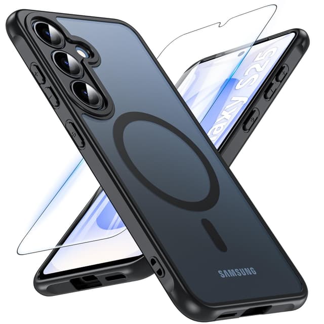 OWKEY Samsung Galaxy S25 Hülle mit MagSafe - Schutzhülle in Militärqualität